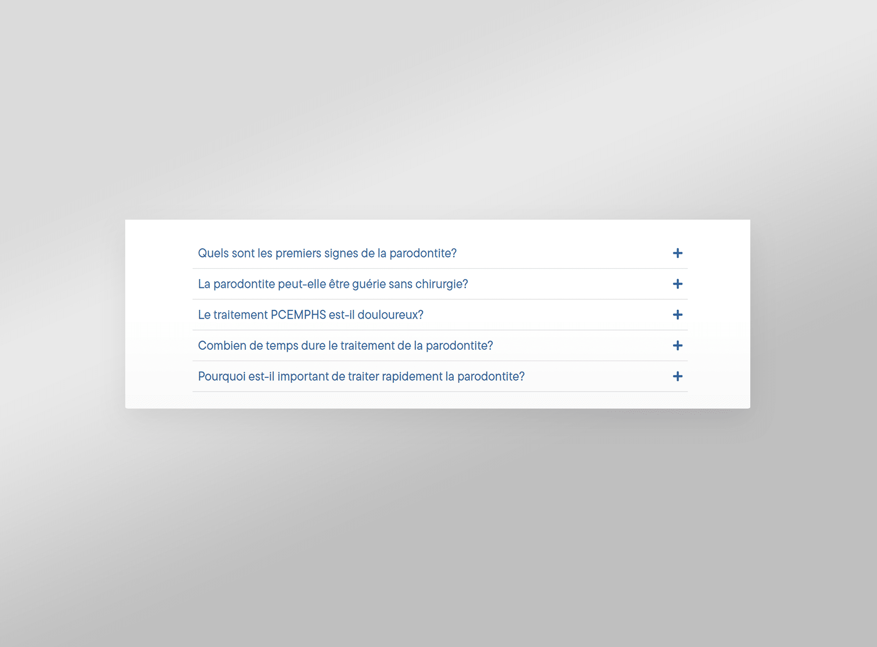 De FAQ van de ParodontologieRevolut website