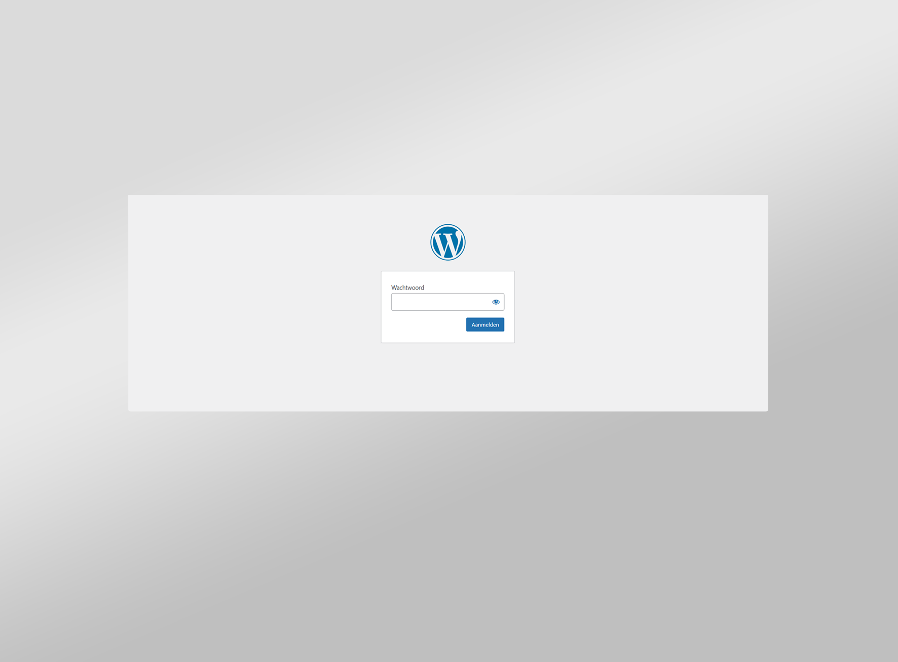 De wachtwoord beveiliging van de Villa-MINOA website