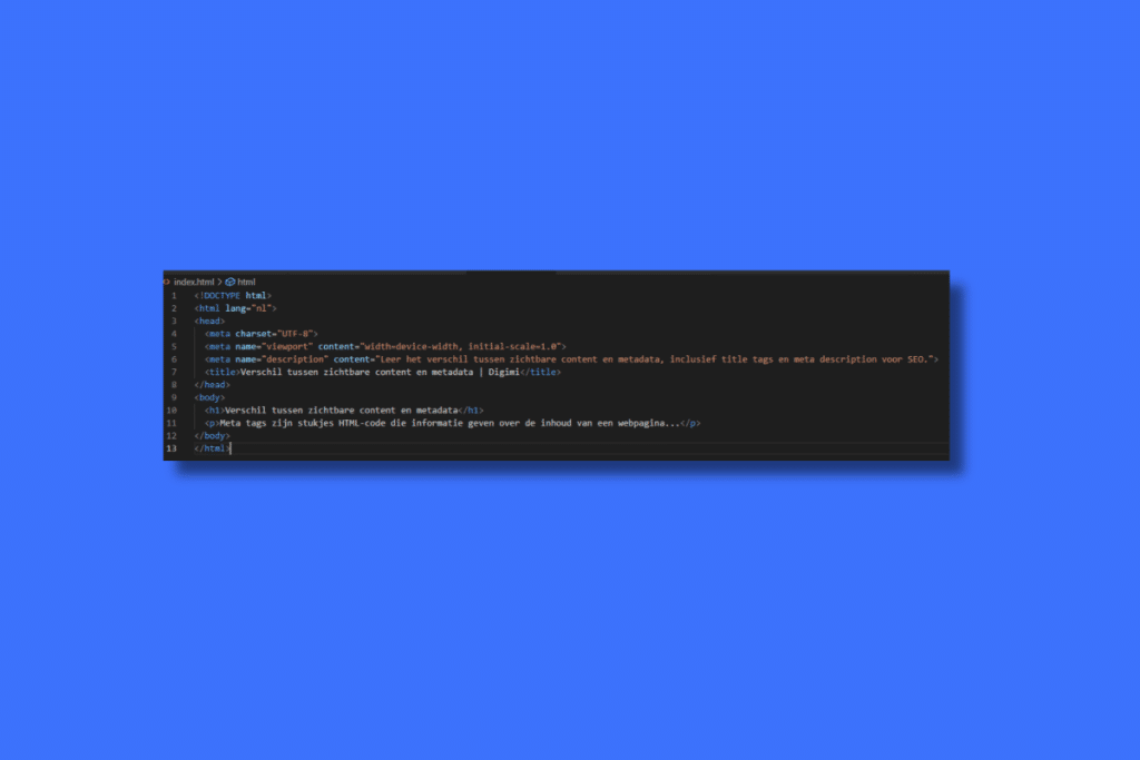 Meta tags