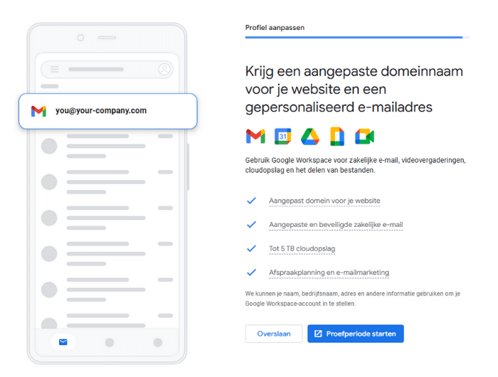 Laatste stap voor het aanmaken van een Google bedrijfsprofiel