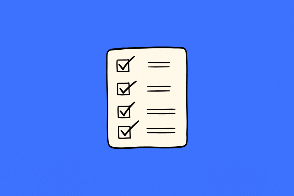 Stappenlijst voor website