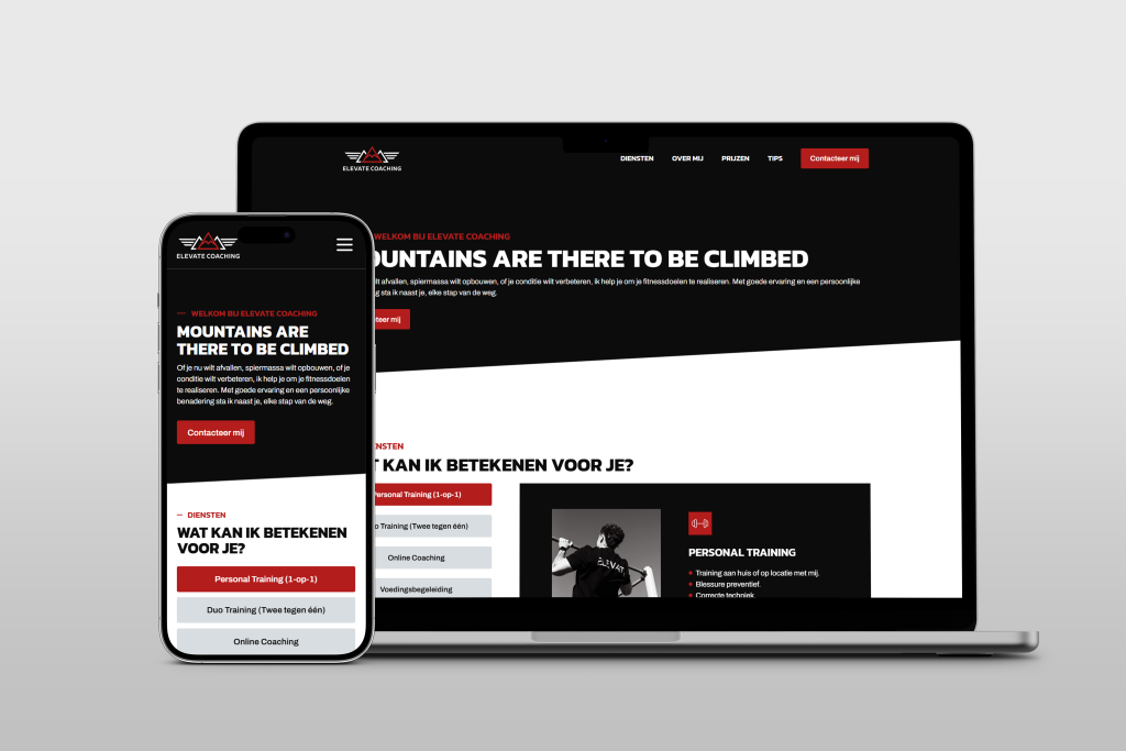 Elevate coaching mockup