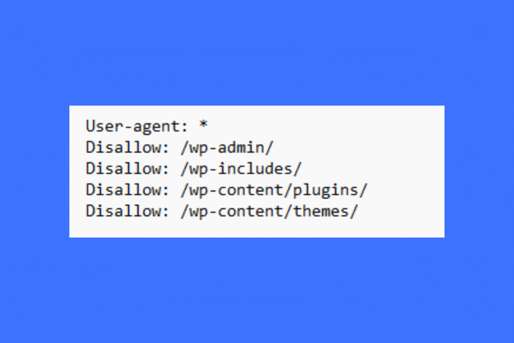 Robots.txt file example